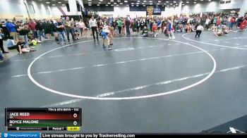 102 lbs Champ. Round 2 - Royce Malone, IN vs Jace Reed, OK