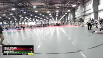 100 lbs Rd# 4- 2:00pm Friday Final Pool - Nolan Carlson, Terps Xtreme vs Kiah Locust, Oklahoma Outlaws Red