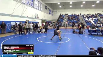 111 lbs Cons. Semi - Roxanne Hurtado, Team Jackrabbits vs Devyn McCormick, Huntington Beach