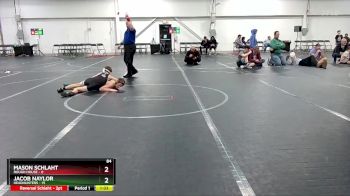84 lbs Round 7 (8 Team) - Mason Schlaht, Rough House vs Jacob Naylor, Headhunters