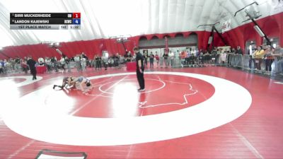 120 lbs 1st Place Match - Sirr Muckerheide, Smooth Moves vs Landon Kajewski, Richland Center Wrestling Club