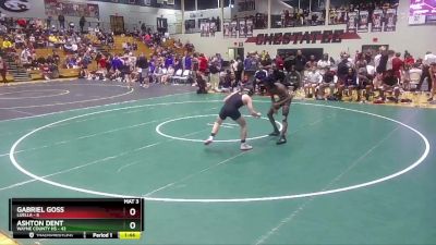 138 lbs Quarters & 1st Wb (16 Team) - Gabriel Goss, Luella vs Ashton Dent, Wayne County HS