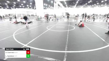 81 lbs Semifinal - Abel Guerrero, Mantanona TC vs Levi Apodaca, Central Coast Most Wanted