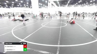 81 lbs Semifinal - Abel Guerrero, Mantanona TC vs Levi Apodaca, Central Coast Most Wanted