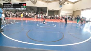 77 lbs Rr Rnd 1 - Ben Weintraub, Team Tugman - MSC vs Macklin Allen, American MMAW - MSC