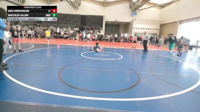 77 lbs Rr Rnd 1 - Ben Weintraub, Team Tugman - MSC vs Macklin Allen, American MMAW - MSC