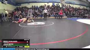 160 lbs Champ. Round 1 - Brody Schillinger, Davenport vs Josiah Beiter, Cle Elum-Roslyn