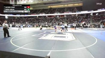 II-215 lbs Champ. Round 1 - Jayden Camp, Plainedge vs Drew Giblin, Arkport