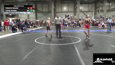 115 lbs Semifinal - Bradyn Wilson, Hoxie Kids vs Wade Stubbs, Newton