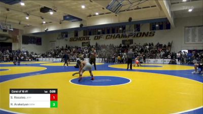 135 lbs Consi Of 16 #1 - Samuel Rosales, Jefferson (CO) vs Roman Arakelyan, Birmingham