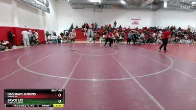 106 lbs Cons. Round 5 - Bryce Lee, Pueblo County vs Dashawn Jenkins, Smoky Hill