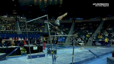 Olivia Karas - Bars, Michigan - 2019 NCAA Gymnastics Ann Arbor Regional Championship