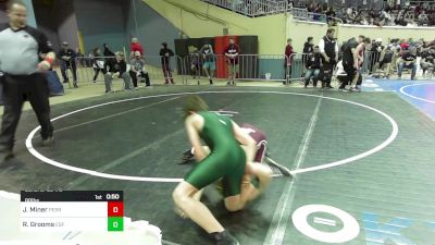 88 lbs Consi Of 32 #2 - Jaxon Miner, Perry Wrestling Club vs Ryder Grooms, Edmond Santa Fe