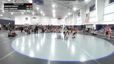 54 lbs Round Robin 3 - Marcus Rosales, Grit -YTH vs Beau Cumpston, Revival Pink - YTH