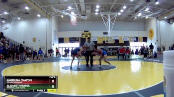115 lbs Champ. Round 1 - Angelina Chacon, Poland Seminary vs Elisabeth Bates, Marysville (B-Team)