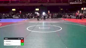 116 lbs 2nd Place - Ayana Medina, All-Phase vs Kylie Robledo, El Paso Wildcats