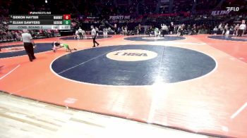 2A 113 lbs Cons. Round 2 - Elijah Sawyers, Chicago (Agricultural Science) vs Gideon Hayter, Mahomet (M.-Seymour)