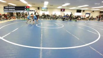 132 lbs Champ. Round 2 - Ricky Angelas, Rancho Bernardo vs Liam Qureshi, Fountain Valley