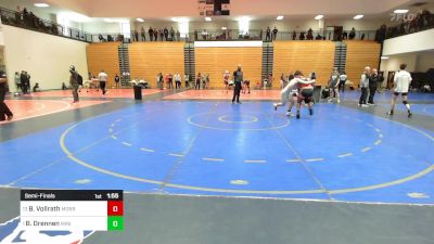 126 lbs Semifinal - Braylon Vollrath, Morris Fitness Wrestling Club vs Bryson Drennen, Minion Training Center