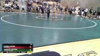 90 lbs Semifinal - Maddox Hooper, Zionsville Middle vs Cohen Moore, Avon South