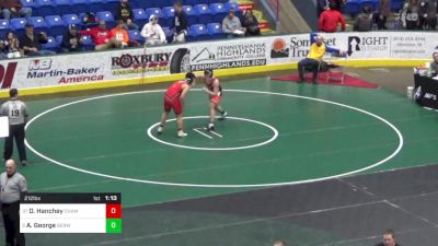 212 lbs Round Of 32 - Omar Hanchey, Chambersburg vs Aiden George, Berwick