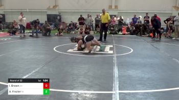 120-S lbs Round Of 32 - Isaac Brown, OH vs Andrew Frazier, MI