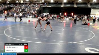 157 lbs Cons. Round 2 - Gino Camarca, Benedictine College vs Jose Martinez, Ottawa University
