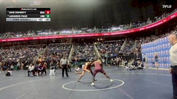 4A 150 lbs Cons. Round 2 - Jake Doherty, Middle Creek vs Ladarius Page, Lumberton