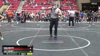 76 lbs Round 3 (6 Team) - Dion Brown, Sicarios vs Cam Dalbey, Ridge Wrestling Club