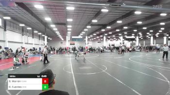 88 lbs 5th Place - Bradley Warren, Yuma Elite vs Ryker Fuentes, Crismon HS