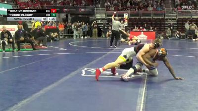 1A-150 lbs Cons. Round 3 - Braxton Bormann, Central/Ed-Co vs Tyrone Parrow, Jesup