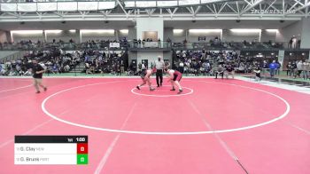 220 lbs Consi Of 8 #1 - Gilbert Clay, New Canaan vs Owen Brunk, Portland