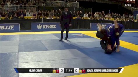 Aghata Adriane Rabelo Fernandes vs Helena Crevar 2025 Pan Jiu Jitsu IBJJF Championship