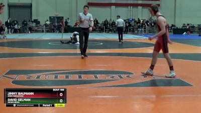 133 lbs Cons. Round 4 - Jimmy Baumann, Ohio Wesleyan vs David Gelman, Heidelberg