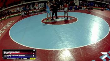 120 lbs Semis & Wb (16 Team) - Brandon Ayapan, Alaska 2 vs Zane Dean-Verdadero, HAWAII 2