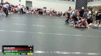 126 lbs Round 5 (6 Team) - Antonio Mills III, Glasgow WA vs Kaylen Smith, Bronco Elite WC