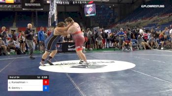 285 lbs Rnd Of 64 - Jacob Kunselman, Pennsylvania vs Robbie Gentry, Indiana