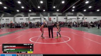 60 lbs Quarterfinal - Jason Fischer, PLEA vs Corbin Quick, ARCH