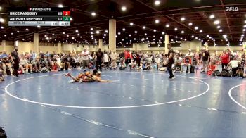 106 lbs Placement Matches (32 Team) - Anthony Shifflett, Team Shutt RJ vs Brice Rasberry, Morris Fitness Dynasty