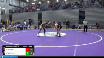 195 lbs Placement Matches (8 Team) - Josiah Williams, Penn vs Andy Warren, Perry Meridian