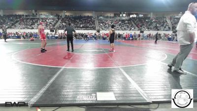 160 lbs Consi Of 32 #1 - Julian Soto, Mustang Middle School vs Gage Pope, Claremore Wrestling Club