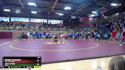 150 lbs Quarterfinal - Seth Syra, Avon vs Ryder Gardner, New Palestine