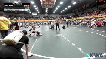 46 lbs Consi Of 8 #2 - Aiden Wood, Southmoore SaberCats Wrestling vs Bear Goombi, Shelton Wrestling Academy
