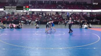 144 lbs 7th Place Match - Brennan Smart, Centennial vs Abner Spencer, Caldwell