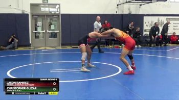 133 lbs Champ. Round 1 - Christopher Guizar, Simpson (Calif.) vs Jason Ramirez, Arizona Christian University