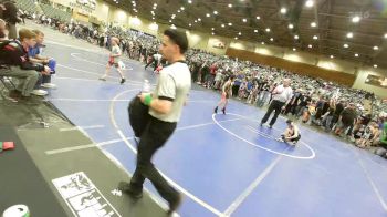 65 lbs Round Of 32 - Quintyn Santos, Buckaroo WC vs Kenten Potts, Cougar Wrestling Club