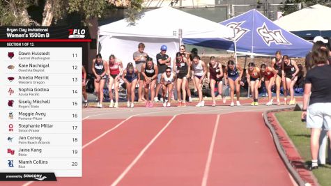 Women's 1500m Open B, Finals 1