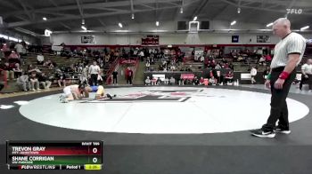 125 lbs 1st Place Match - Trevon Gray, Pitt-Johnstown vs Shane Corrigan, UW-Parkside