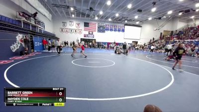 105 lbs Cons. Round 2 - Hayden Cole, Carey Jr High vs Barrett Green, Sage Valley Jr High