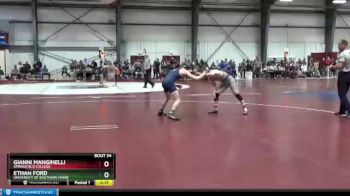 133 lbs Champ. Round 1 - Ethan Ford, University Of Southern Maine vs Gianni Manginelli, Springfield College